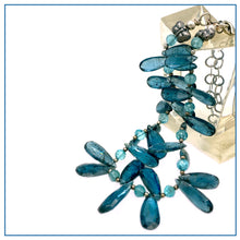 Load image into Gallery viewer, Kyanite and Sterling Necklace