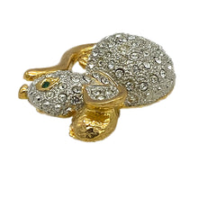 Load image into Gallery viewer, Fat Mouse Crystal Crusted Brooch