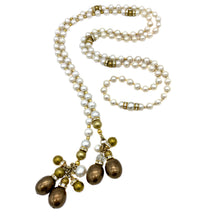 Load image into Gallery viewer, Freshwater Pearl Long Strand Necklace with Pendant
