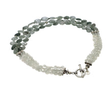 Load image into Gallery viewer, Green Tourmalinated Quartz Necklace