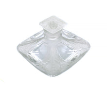 Load image into Gallery viewer, Art Nouveau Style Square Perfume Bottle With Stopper

