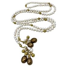 Load image into Gallery viewer, Freshwater Pearl Long Strand Necklace with Pendant
