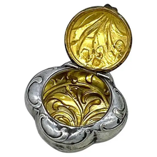 Load image into Gallery viewer, Antique Art Nouveau Silver Chatelaine Box
