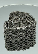 Load and play video in Gallery viewer, Art Deco Style Marcasite Sterling Link Bracelet
