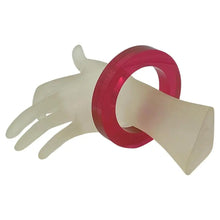Load image into Gallery viewer, Estée Lauder Cranberry Acrylic Bangle