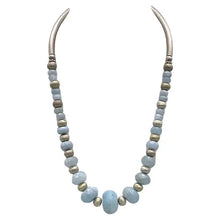 Load image into Gallery viewer, Aquamarine and Sterling Necklace
