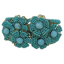 Load image into Gallery viewer, Stanley Hagler Style Turquoise Hinge Clamper Bracelet