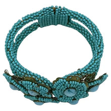 Load image into Gallery viewer, Stanley Hagler Style Turquoise Hinge Clamper Bracelet