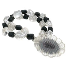 Load image into Gallery viewer, Rock Crystal and Tourmaline Necklace with Cameo Pendant