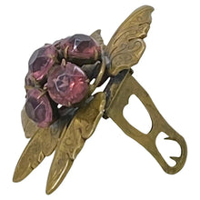Load image into Gallery viewer, Signed Style Metal Spec. N.Y. Arts and Crafts Maple Leaf Brooch