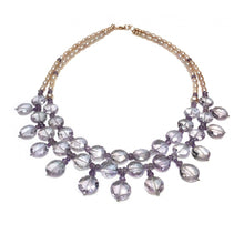 Load image into Gallery viewer, Amethyst and Pearl Double Strand Necklace