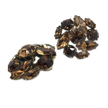 Load image into Gallery viewer, Regency Topaz Rhinestone Earrings
