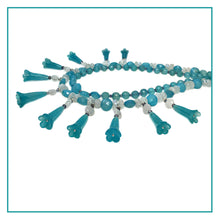 Load image into Gallery viewer, Chalcedony Blue Bell Necklace