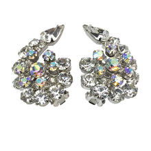 Load image into Gallery viewer, D&E Juliana Clear Spiral Earrings