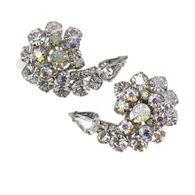 Load image into Gallery viewer, D&E Juliana Clear Spiral Earrings