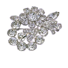 Load image into Gallery viewer, Eisenberg Brooch with Clear Rhinestone
