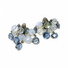 Load image into Gallery viewer, Carnegie Blue Cascading Earrings