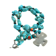 Load image into Gallery viewer, Turquoise Necklace with Sterling Pendant
