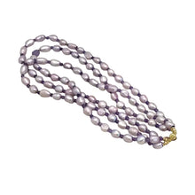 Load image into Gallery viewer, Freshwater Pearl Triple Strand Necklace
