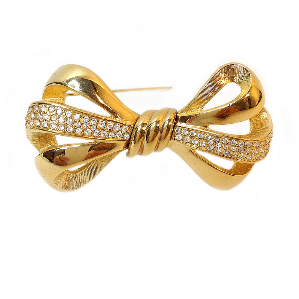 S.A.L. Golden Bow Brooch