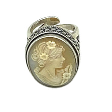 Load image into Gallery viewer, Cameo Sterling Ring
