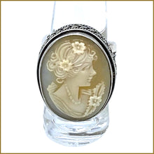 Load image into Gallery viewer, Cameo Sterling Ring
