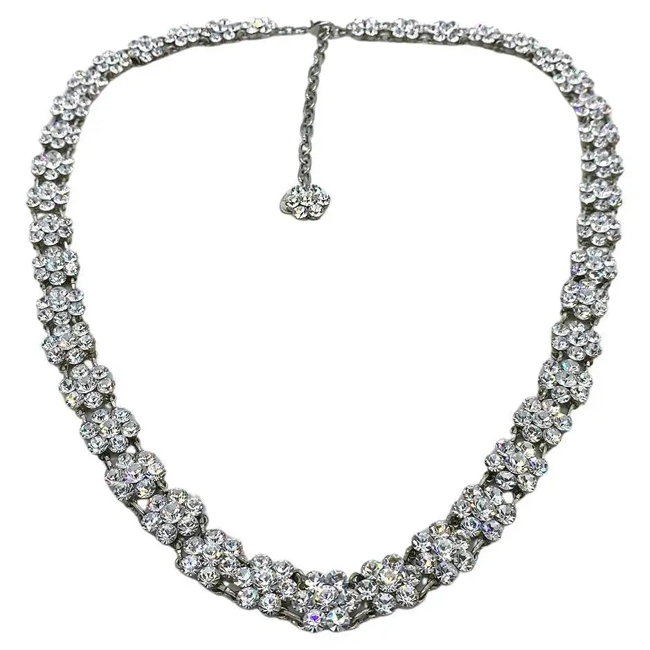 Belle Paris Crystal Flower Belt/Necklace