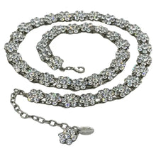 Load image into Gallery viewer, Belle Paris Crystal Flower Belt/Necklace
