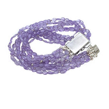 Load image into Gallery viewer, Amethyst Necklace with Art Deco Clasp
