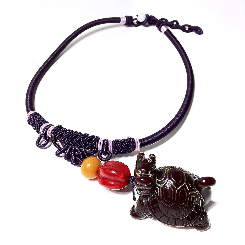 Bakelite Bixi Silk Collar/Necklace