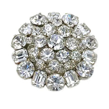 Load image into Gallery viewer, Hollywood Regency Style Rhinestone Brooch Perfect for Weddings
