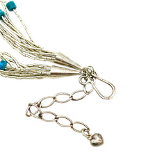 Load image into Gallery viewer, Jay King DTR Liquid Sterling Silver Necklace with Turquoise
