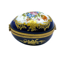 Load image into Gallery viewer, Limoges Egg Shaped Trinket Box
