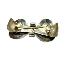 Load image into Gallery viewer, Art Deco Style Sterling Bow Brooch
