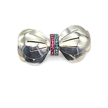 Load image into Gallery viewer, Art Deco Style Sterling Bow Brooch
