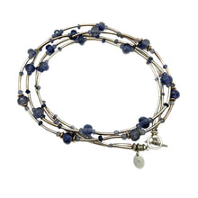 Load image into Gallery viewer, Iolite and Sterling Necklace
