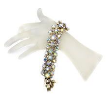 Load image into Gallery viewer, D&amp;E Juliana AB Chatons Clusters Bracelet

