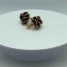 Load and play video in Gallery viewer, Swarovski Purple Cluster Earrings
