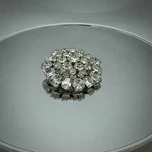 Load and play video in Gallery viewer, Hollywood Regency Style Rhinestone Brooch Perfect for Weddings
