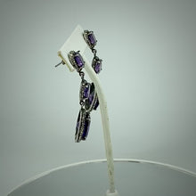 Load and play video in Gallery viewer, Iolite &amp; Marcasite Dorp Earrings
