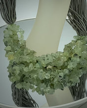 Load and play video in Gallery viewer, Moss Agate Chips w/Silk Strand Necklace
