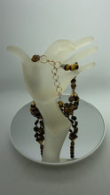 Load and play video in Gallery viewer, Tiger&#39;s Eye Bib Necklace
