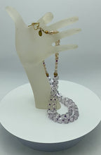 Load and play video in Gallery viewer, Amethyst Cube and Pearl Necklace
