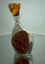 Load and play video in Gallery viewer, Art Nouveau Sterling Perfume Bottle with Amber
