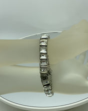 Load and play video in Gallery viewer, Clear Rhinestone Bracelet Perfect for Weddings
