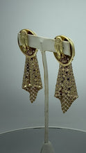 Load and play video in Gallery viewer, Whiting &amp; Davis Pearl and Mesh Drop Earrings
