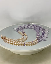 Load and play video in Gallery viewer, Amethyst and Pearl Double Strand Necklace

