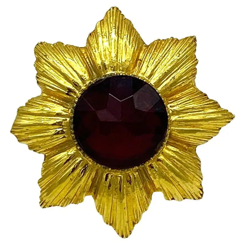 Capri Jeweled Medal Like Brooch or Pendant