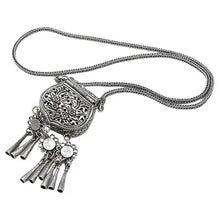 Load image into Gallery viewer, Sterling Necklace with Dangling Purse
