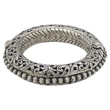 Load image into Gallery viewer, Ethnic Handcrafted Sterling Silver Bangle
